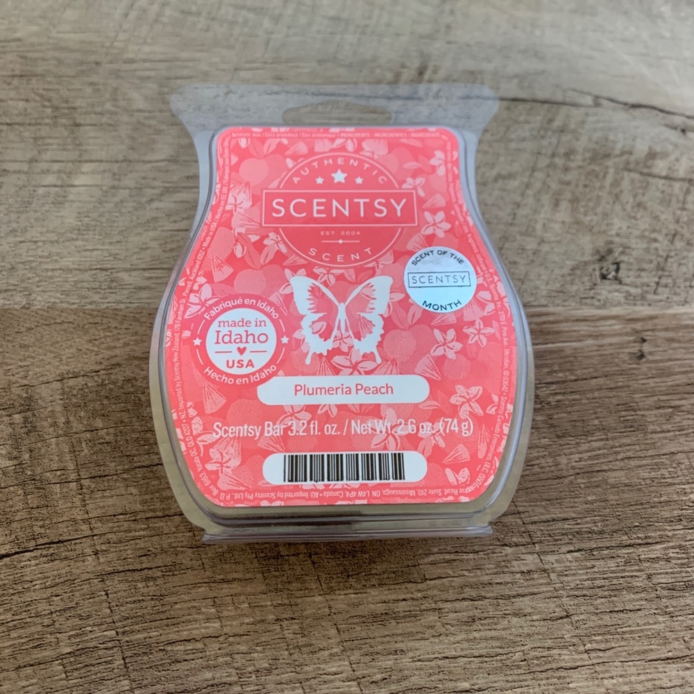 Plumeria Peach Scentsy Bar